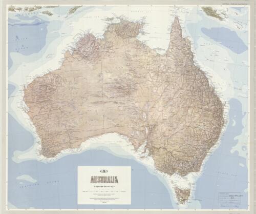 Australia : 1:5 000 000 relief map / relief drawing by John A. Yarra ; produced by the Division of National Mapping, Department of National Development, Canberra, A.C.T