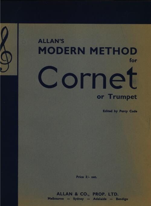 Allan's modern method for cornet or trumpet / edited by Percy Code