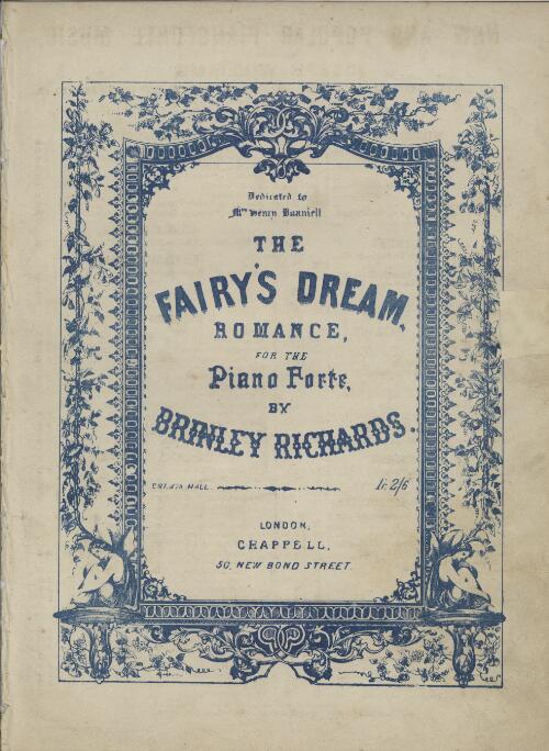 The fairy's dream [music] : romance, for the piano forte / by Brinley Richards