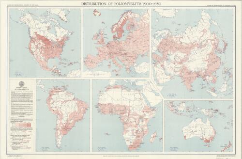 Atlas of distribution of diseases / prepared by the American Geographical Society