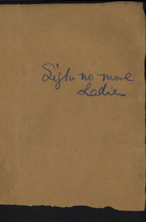 Sigh no more, ladies [music] / composed by R.J.S. Stevens