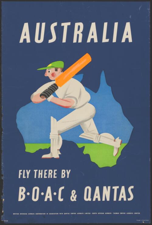 Australia, fly there by BOAC & Qantas / Aldo Cosomati