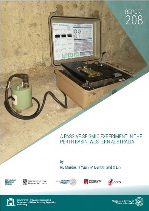 A passive seismic experiment in the Perth Basin, Western Australia / by RE Murdie, H Yuan, M Dentith and X Lin