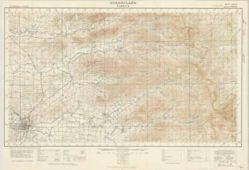 Warwick, Queensland / prepared by Australian Section Imperial General Staff ; printed by GHQ Cartographic Company Melbourne
