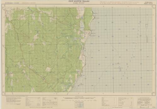 Bare Point, New South Wales / reproduced by L.H.Q. (Aust.) Cartographic Company. 1942 ; prepared by Australian Section Imperial General Staff