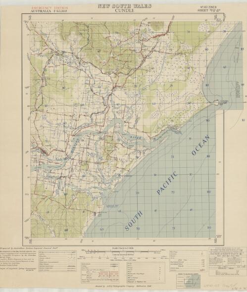 Cundle, New South Wales / printed by A.H.Q. Cartographic Company, Melbourne, 1941 ; prepared by Australian Section Imperial General Staff