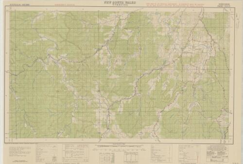 Nymboida, New South Wales / reproduced by L.H.Q. (Aust.) Cartographic Company. 1943 ; prepared by Australian Section Imperial General Staff ; Surveyed and compiled by the Department of Lands & Survey. N.S.W. under the direction of the Australian Army Survey Service