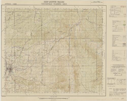 Tenterfield training area, New South Wales / compilation and detail, surveyed by Air Photos and Plane Table by 2 Aust Fd Survey Coy, Nov '43 ; reproduction, 6 Aust Army Topo Svy Coy AIF, Nov '43
