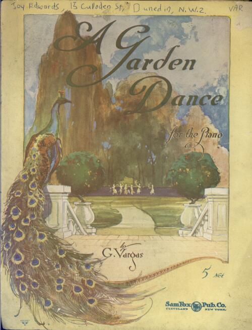A garden dance [music] : for the piano / by G. Vargas