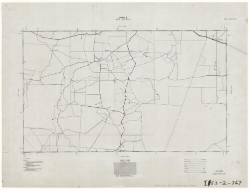 Inkster, South Australia / production by Division of National Mapping using full slotted templates, 1957
