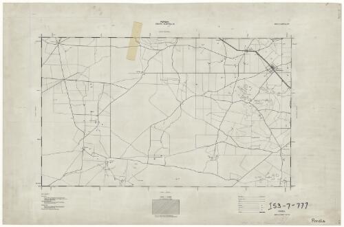 Pordia, South Australia / production by Division of National Mapping using full slotted templates, 1957