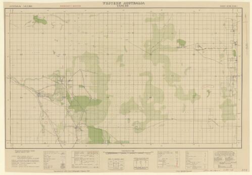 Tanche, Western Australia / surveyed and drawn in 1943 by 4 Aust. Field Survey Coy. R.A.E. by plane table & chained traverses ; reproduction: L.H.Q. (Aust) Cartographic Coy. 1943
