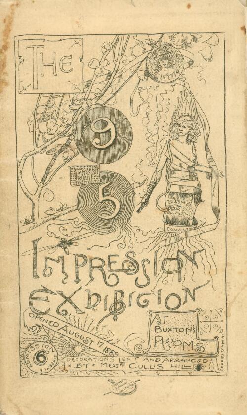 The 9 by 5 impression exhibition, opened August 17, 1889, at Buxton's Rooms
