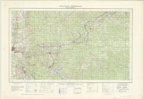 Mundaring, Western Australia / drawn and reproduced by L.H.Q. (Aust.) Cartographic Company, 1943 ; prepared by Australian Section, Imperial General Staff