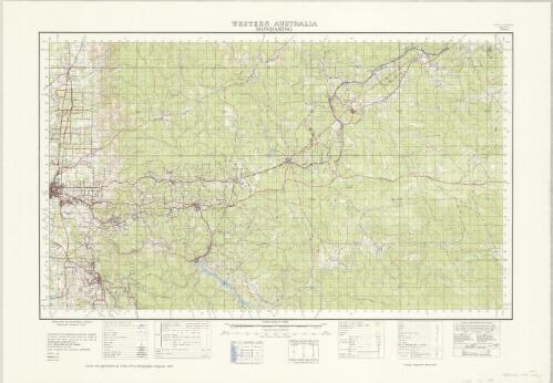 Mundaring, Western Australia / prepared by Australian Section, Imperial General Staff ; drawn and reproduced by L.H.Q. (Aust.) Cartographic Company, 1943