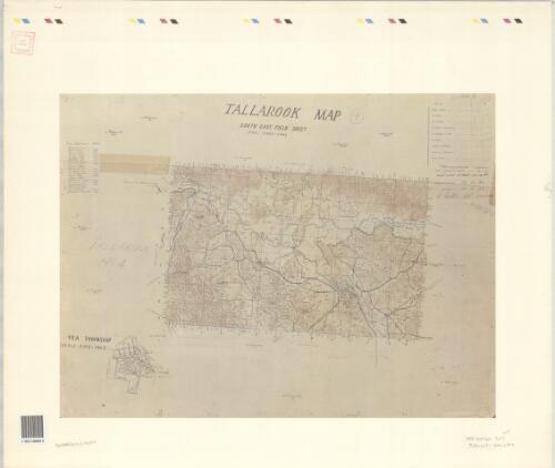 Nagambie S.W. sheet [cartographic material] : North West portion ; Tallarook map : South East field sheet