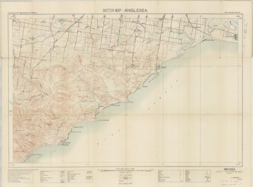 Military survey of Australia. South J 55 M/I southern half, Anglesea, Victoria [cartographic material] / prepared by Commonwealth Section, Imperial General Staff