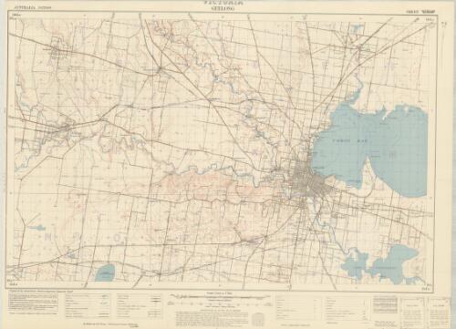 Geelong, Victoria [cartographic material] / prepared by Australian Section Imperial General Staff