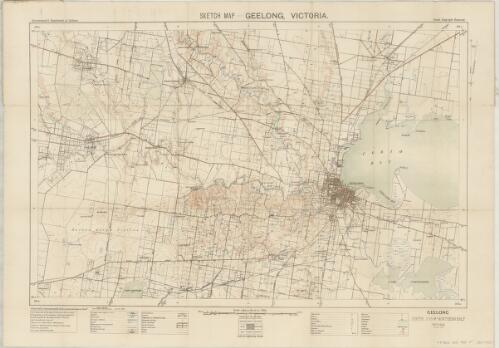 Geelong, Victoria [cartographic material] / prepared by Commonwealth Section Imperial General Staff ; Commonwealth Department of Defence