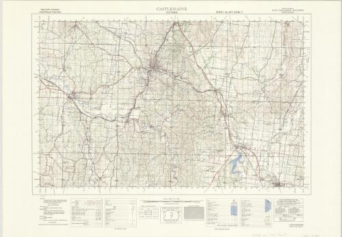 Castlemaine, Victoria / produced by Royal Australian Survey Corps 1955