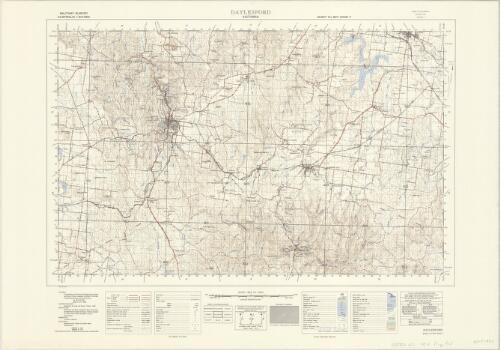Daylesford, Victoria / produced by Royal Australian Survey Corps 1957