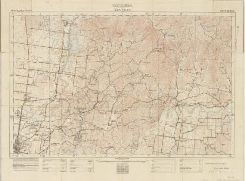 Yan Yean, Victoria [cartographic material] / prepared by Commonwealth Section, Imperial General Staff