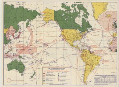 1941 international radio news map [cartographic material] / base copyright by Rand McNally & Company