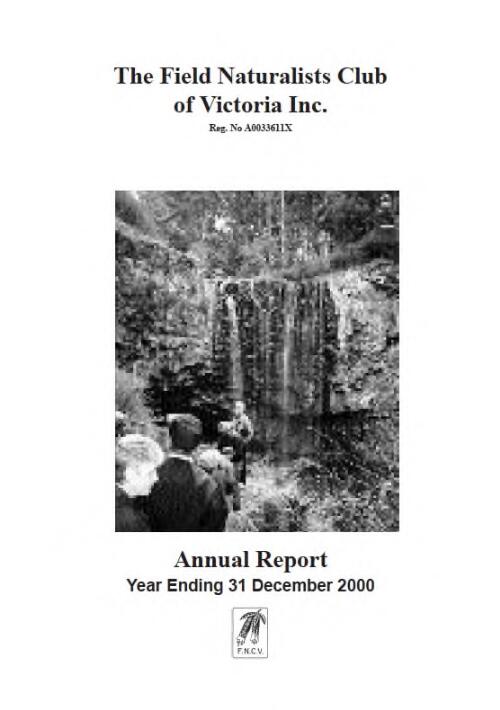 Annual report / The Field Naturalists Club of Victoria Inc