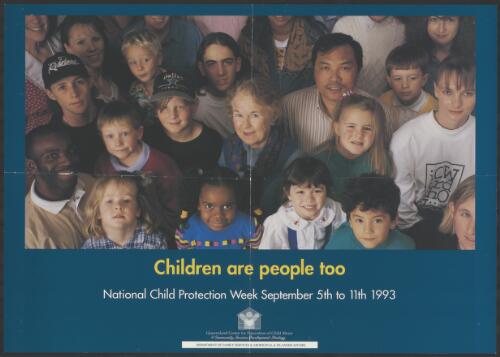Collection of posters from Queensland Centre for Prevention of Child Abuse [picture]