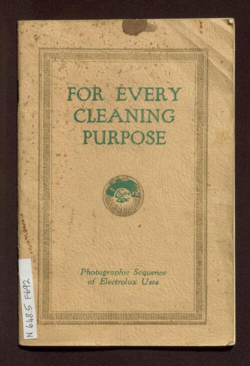 For every cleaning purpose : photographic sequence of Electrolux uses