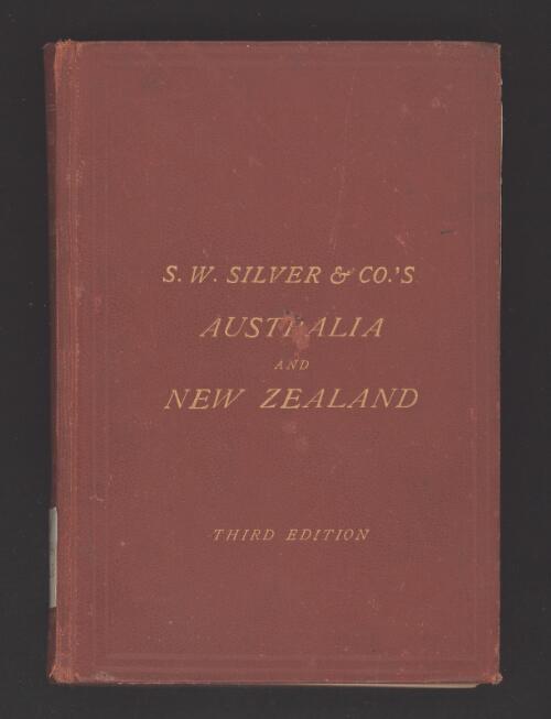 S.W. Silver & Co.'s handbook for Australia & New Zealand : (including also the Fiji Islands) : with new map of the colonies