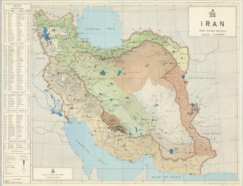 Iran main river basins [cartographic material] / prepared and drawn by M. Rabbani