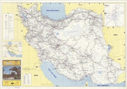 Guide map of Iran [cartographic material]