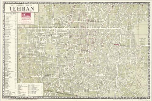 The complete map of Tehran [cartographic material]