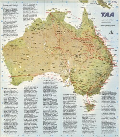 Your TAA flight companion : [Australia] / with the compliments of TAA - Trans-Australia Airlines