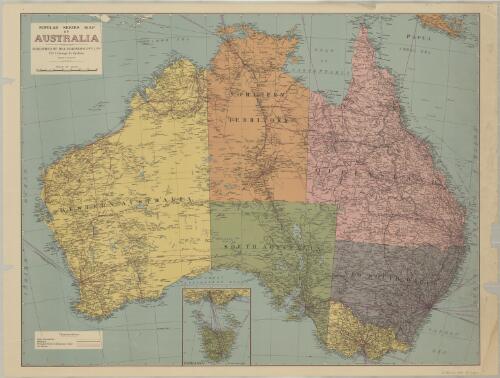 Popular series map of Australia [cartographic material] / published by H.E.C. Robinson Pty. Ltd
