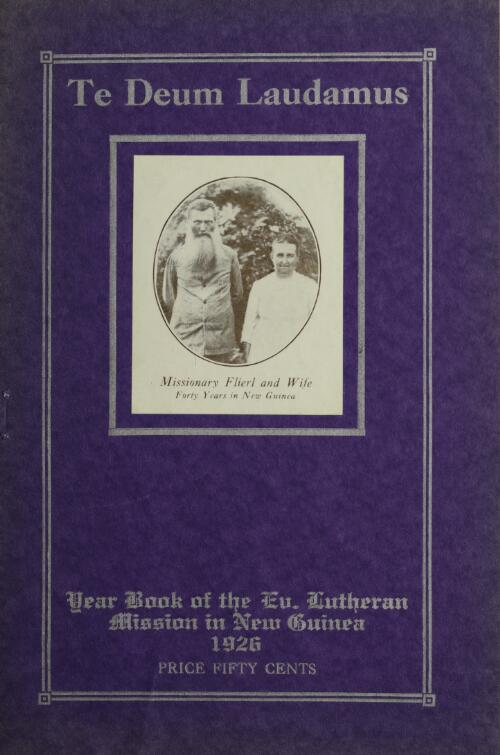Year book of the Evangelical Lutheran Mission in New Guinea