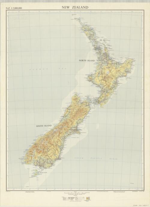 New Zealand / published by the Lands and Survey Dept. under the authority of R.G. Dick, Surveyor-General