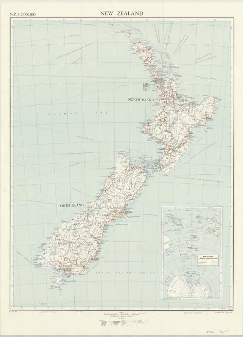 New Zealand [cartographic material] / Lands and Survey Dept