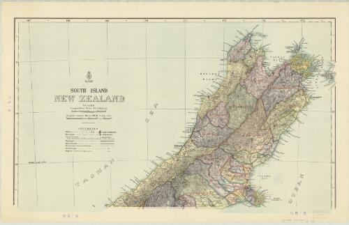South Island, New Zealand [cartographic material] / Lands and Survey Department