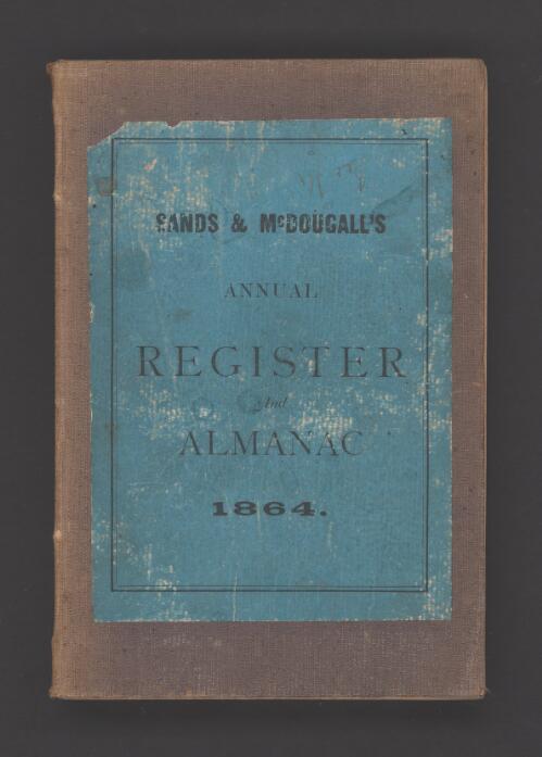 Sands & McDougall's annual register and almanac ...: containing general Victorian information ... statistics, &c, of Victoria, New South Wales, Queensland, South Australia, Western Australia, Tasmania, and New Zealand