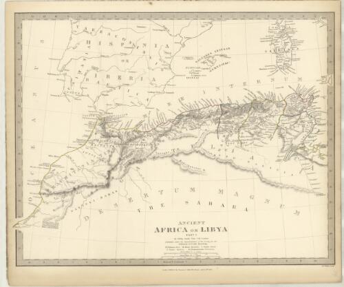 Ancient Africa or Libya. Part I [cartographic material] / by Philip Smith Univ. Coll. London ; published under the superintendence of the Society for the Diffusion of Useful Knowledge ; engraved by J. & C. Walker
