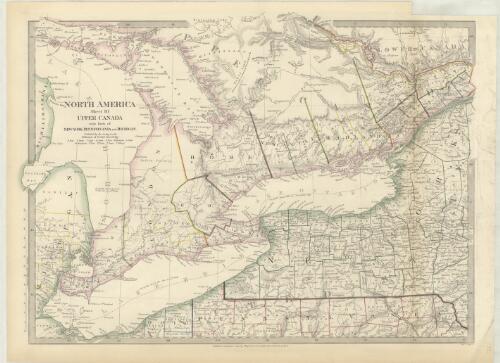 North America Sheet. III, Upper Canada with parts of New York, Pennsylvania and Michigan [cartographic material] / published by the Society for the Diffusion of Useful Knowledge ; J. & C. Walker, sc