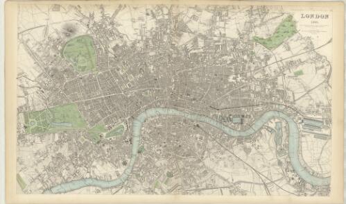 London 1848. [cartographic material] / J. & C. Walker, sculpt