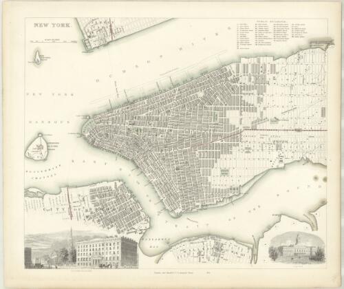 New York. [cartographic material] / J. & C. Walker, sculpt