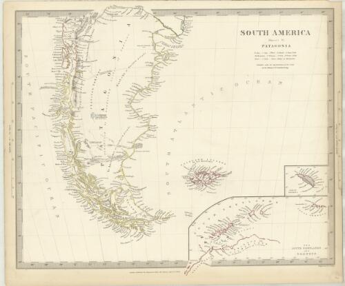 South America Sheet V, Patagonia. [cartographic material] / J. & C. Walker, sculpt