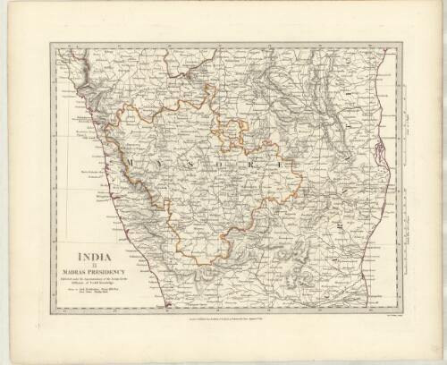 India II. Madras Presidency. [cartographic material] / J. & C. Walker, sculpt