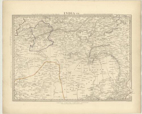 India VII. [cartographic material] / J. & C. Walker, sculpt