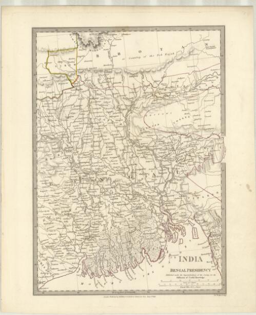 India [VIII] Bengal Presidency. [cartographic material] / J. & C. Walker, sculpt