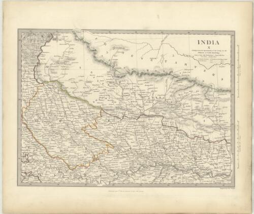 India X. [cartographic material] / J. & C. Walker, sculpt